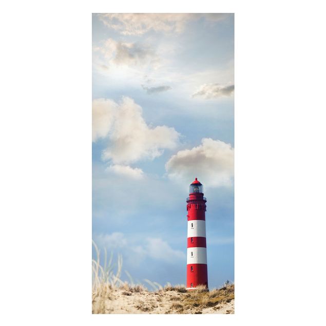 Lavagna magnetica - Lighthouse In The Dunes - Panorama formato verticale