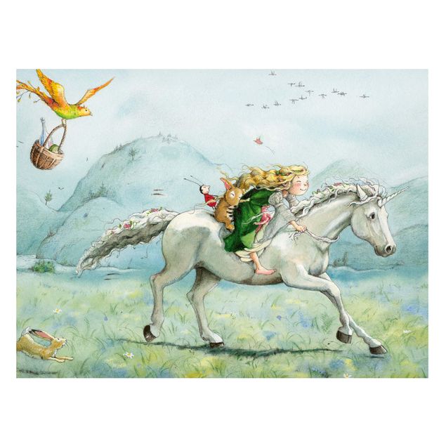 quadri con animali Lilia - Sull'unicorno