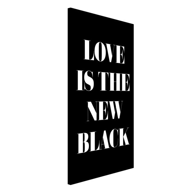 Lavagna magnetica per ufficio L'amore è il nuovo nero