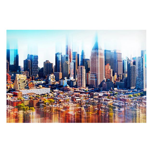 Riproduzioni di Philippe Hugonnard Skyline di Manhattan tratto urbano