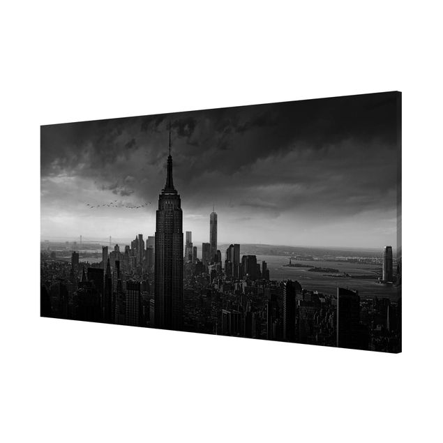 Lavagna magnetica - New York Rockefeller View - Panorama formato orizzontale