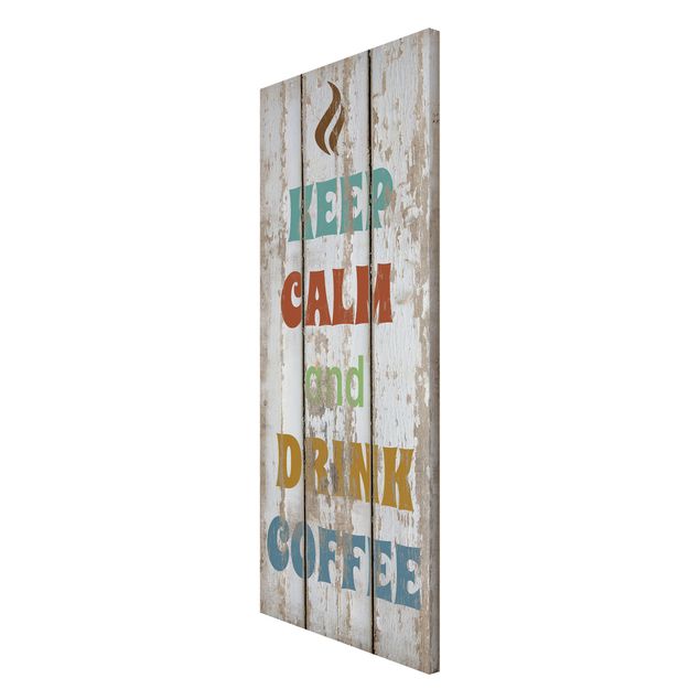 Lavagna magnetica - No.RS184 Drink Coffee - Panorama formato verticale