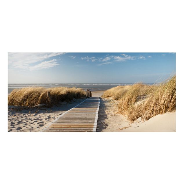 Lavagna magnetica - Baltic Sea Beach - Panorama formato orizzontale