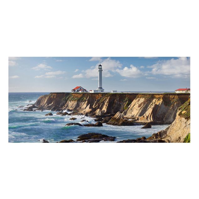 Lavagna magnetica - Point Arena Lighthouse California - Panorama formato orizzontale