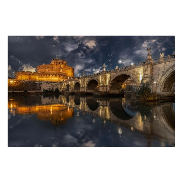 Lavagna magnetica - Ponte Sant'Angelo in Rome - Formato orizzontale 3:2