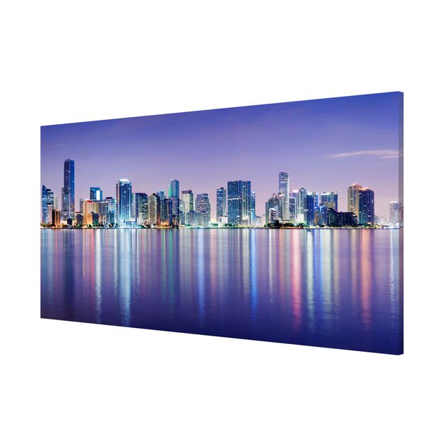 Lavagna magnetica - Purple Miami Beach - Panorama formato orizzontale