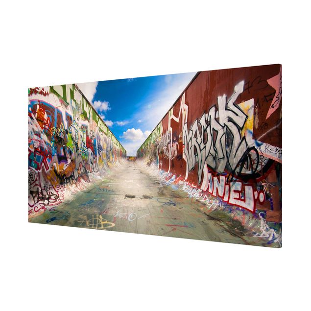 Lavagna magnetica - Skate Graffiti - Panorama formato orizzontale