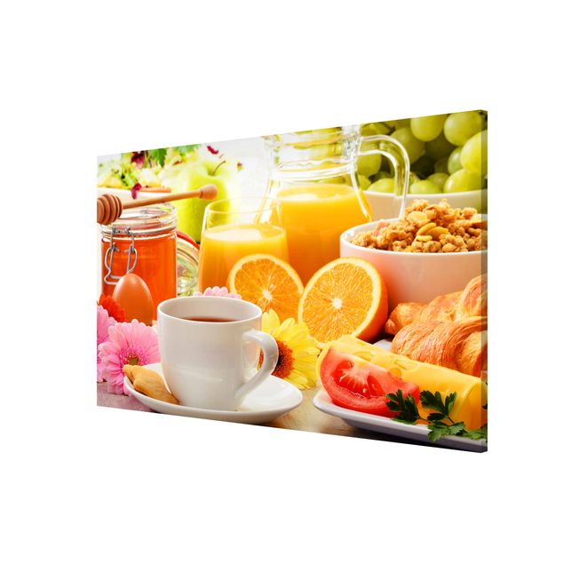 Lavagna magnetica - Summery Breakfast Table - Formato orizzontale 3:2