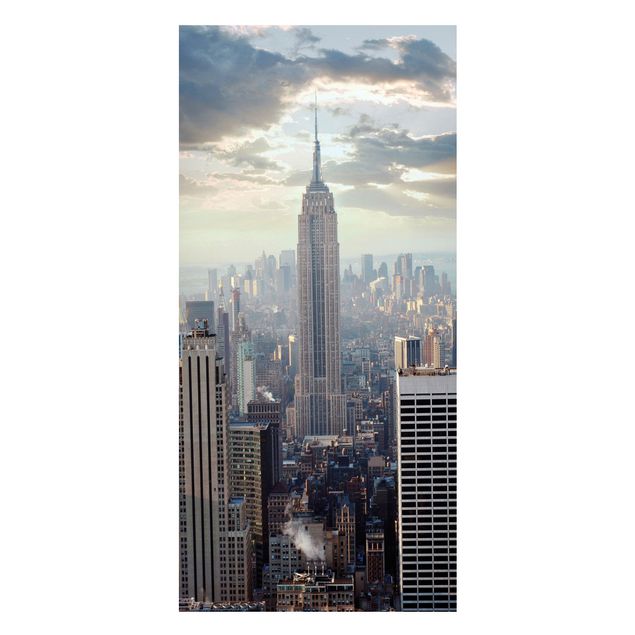 Lavagna magnetica - Sunrise In New York - Panorama formato verticale