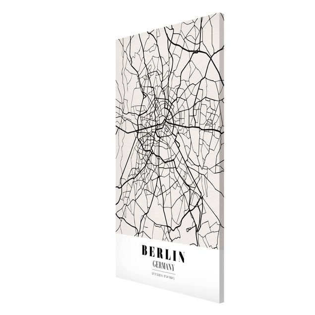 Lavagna magnetica - Berlin City Map - Classic - Formato verticale 4:3