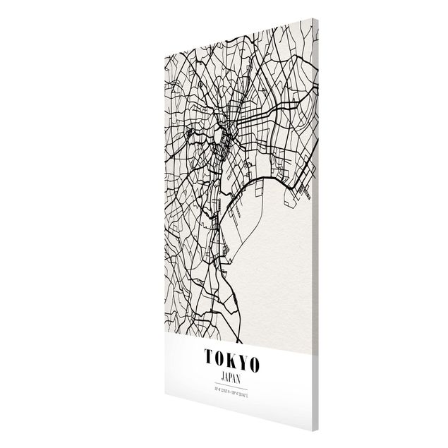 Lavagna magnetica - Tokyo City Map - Classic - Formato verticale 4:3