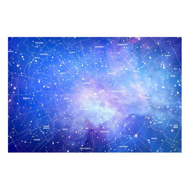 Lavagna magnetica - Constellation Sky Map - Formato orizzontale 3:2