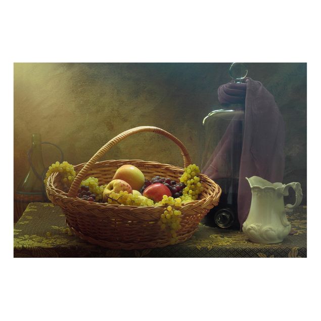 Lavagna magnetica - Still Life With Fruit Basket - Formato orizzontale 3:2