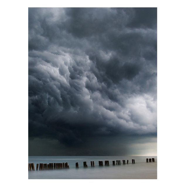 Lavagna magnetica - Nubi di tempesta sul Mar Baltico - Formato verticale 4:3