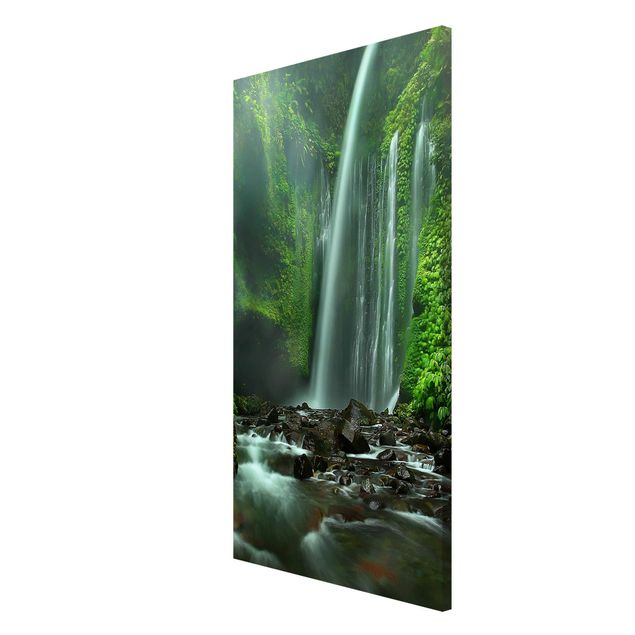 Lavagna magnetica - Tropical Waterfall - Formato verticale 4:3