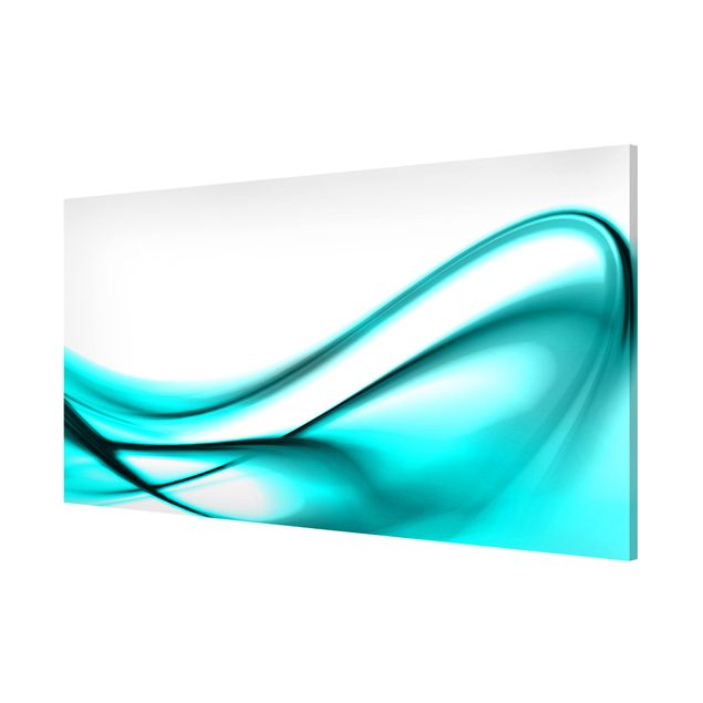 Lavagna magnetica - Turquoise Design - Panorama formato orizzontale