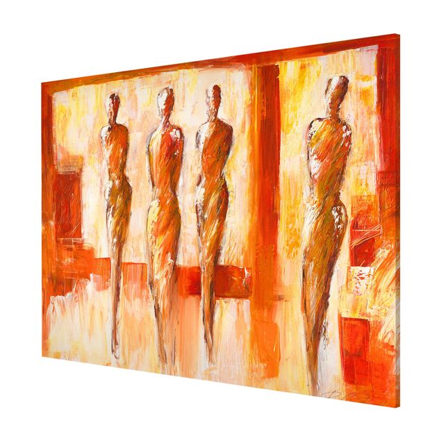 Astrattismo Petra Schüßler - Four Figures In Orange