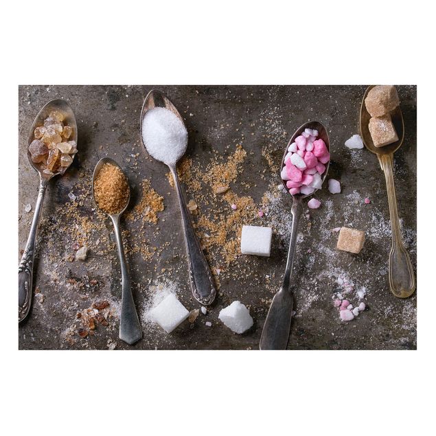 Lavagna magnetica - Vintage Spoon With Sugar - Formato orizzontale 3:2