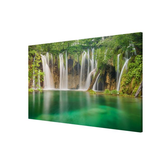 Lavagna magnetica - Waterfall Plitvice Lakes - Formato orizzontale 3:2