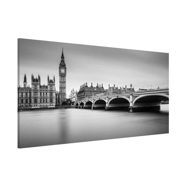 Lavagna magnetica per ufficio Il ponte di Westminster e il Big Ben