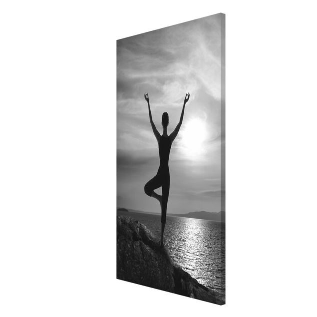 Lavagna magnetica - Yoga White Black - Formato verticale 4:3