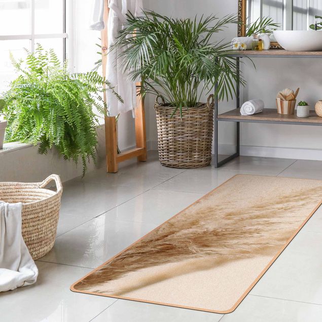 Beige tappeti moderni soggiorno Macro immagine erba della pampa