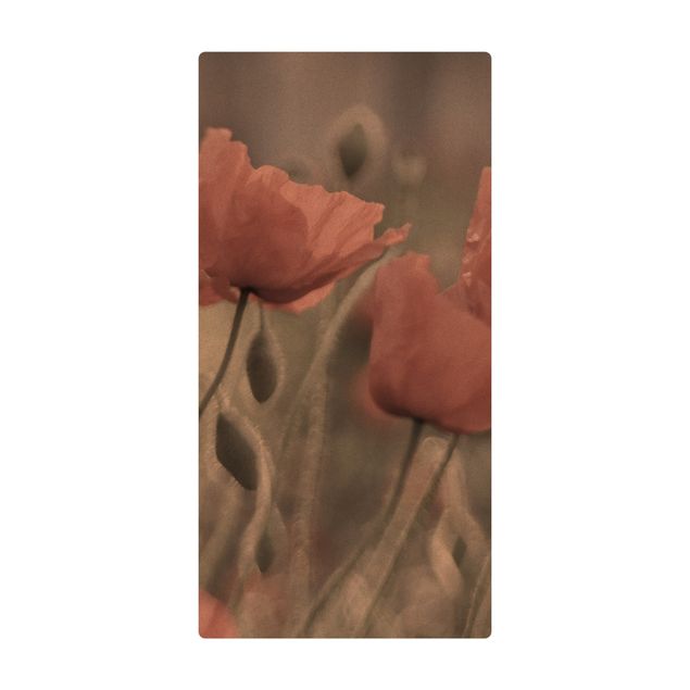 Tappetino di sughero - Papavero pittoresco - Formato verticale 1:2