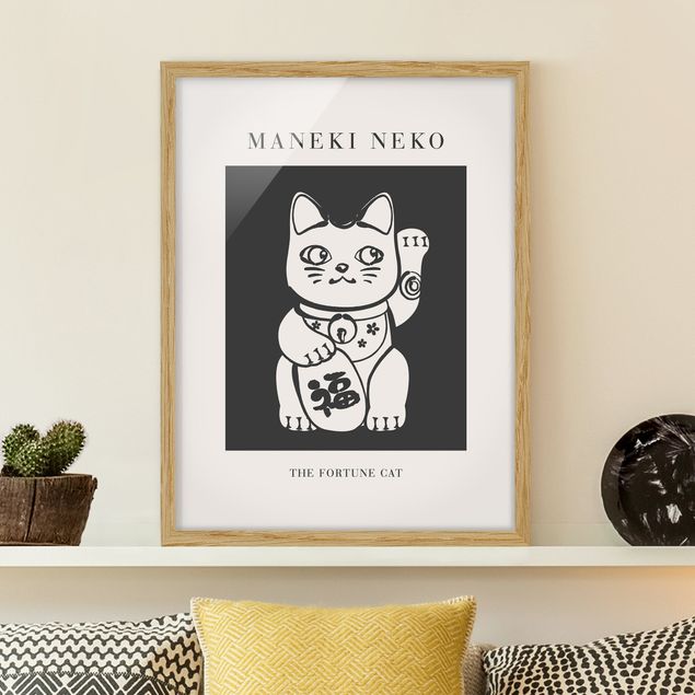 stampe animali Maneki Neko - Il gatto della fortuna