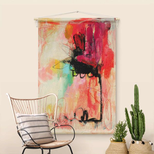 Arazzi da parete grande Marisol Evora - Composizione astratta di colori