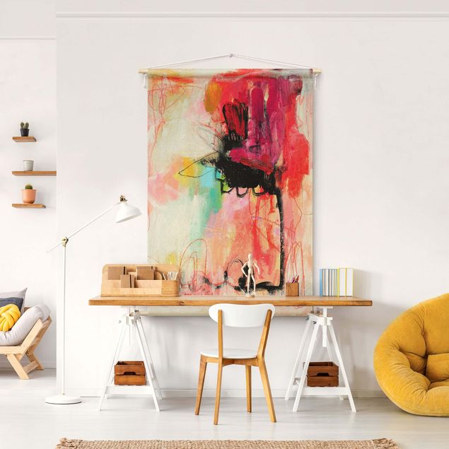 Arazzi da parete moderno Marisol Evora - Composizione astratta di colori