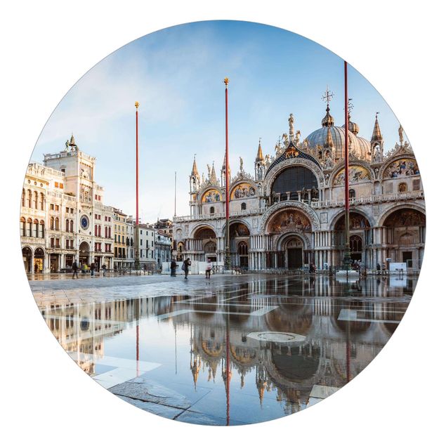 Carte da parati rotonde - Piazza San Marco a Venezia