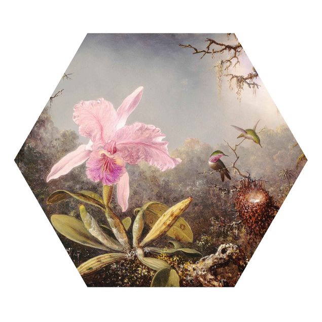 Esagono in forex - Martin Johnson Heade - Orchidea e tre colibrì