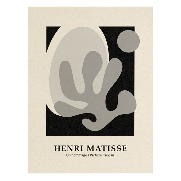 Quadro su tela naturale - Hommage à Matisse - Equilibrio - Formato verticale 3:4