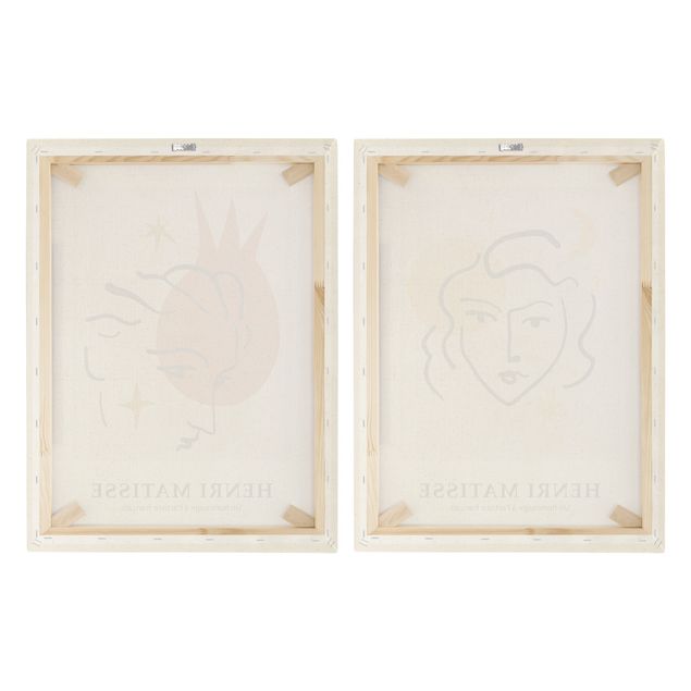 Stampa su tela 2 parti - Hommage à Matisse - Volti