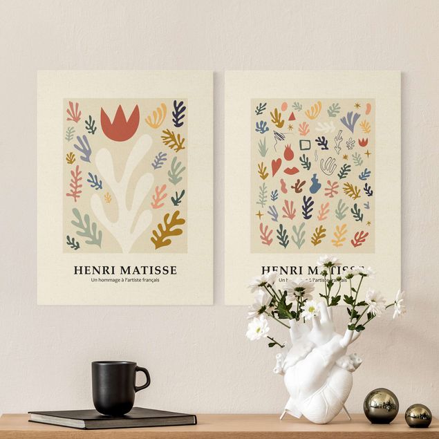 Riproduzione quadri su tela Omaggio a Matisse - Magnifiche piante