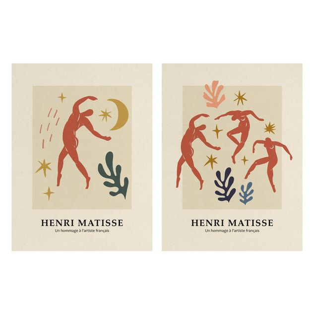 Stampe su tela Omaggio a Matisse - Danze