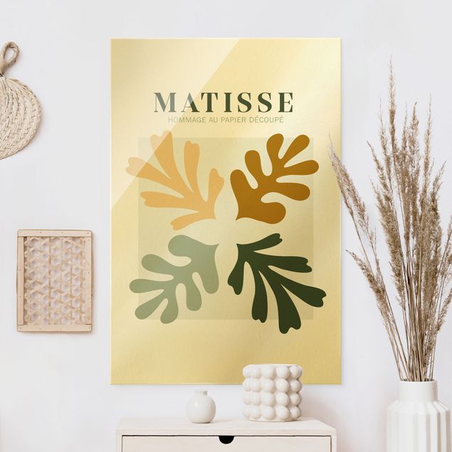 quadro astratto Interpretazione Matisse - Foglie
