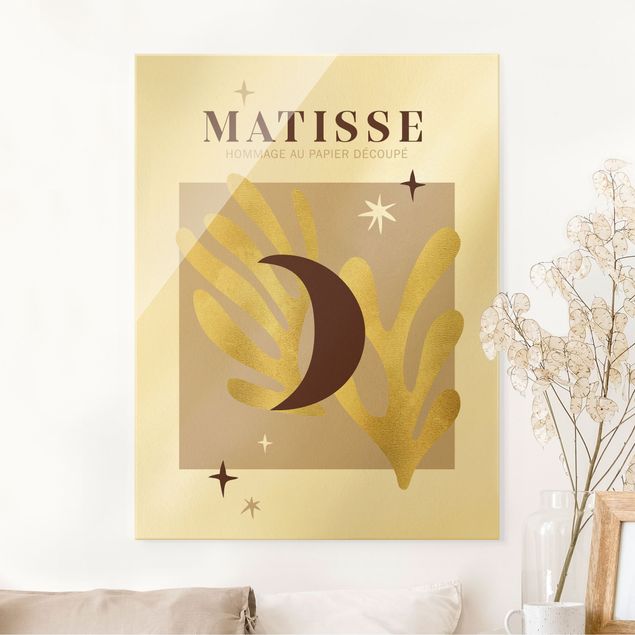 Quadri astratti Interpretazione di Matisse - Luna e stelle
