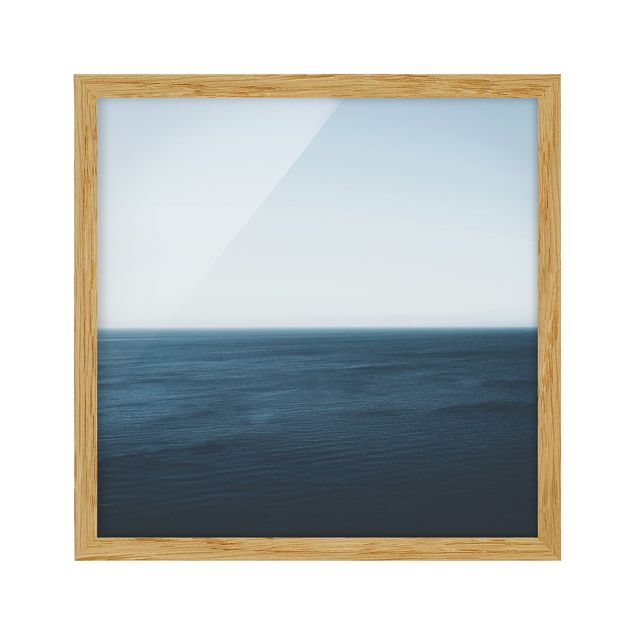 Poster con cornice - Oceano minimalista