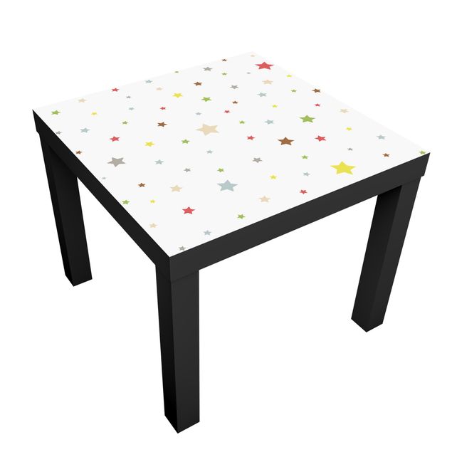 Carta adesiva per mobili IKEA - Lack Tavolino no.YK34 Colourful Stars