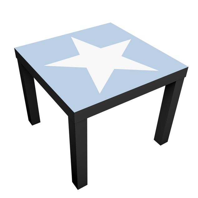 Carta adesiva per mobili IKEA - Lack Tavolino Big White Stars on Blue