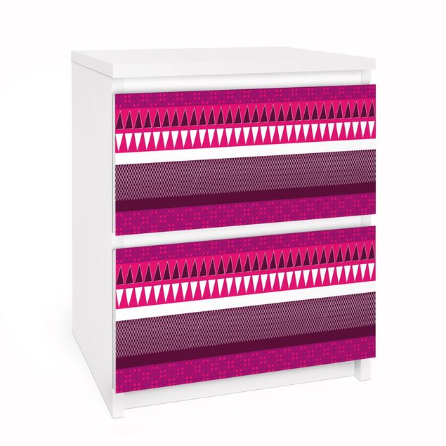 Carta adesiva per mobili IKEA - Malm Cassettiera 2xCassetti - Maritime Planks