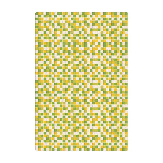 Tappetino di sughero - Mosaico di piastrelle set primaverile - Formato verticale 2:3