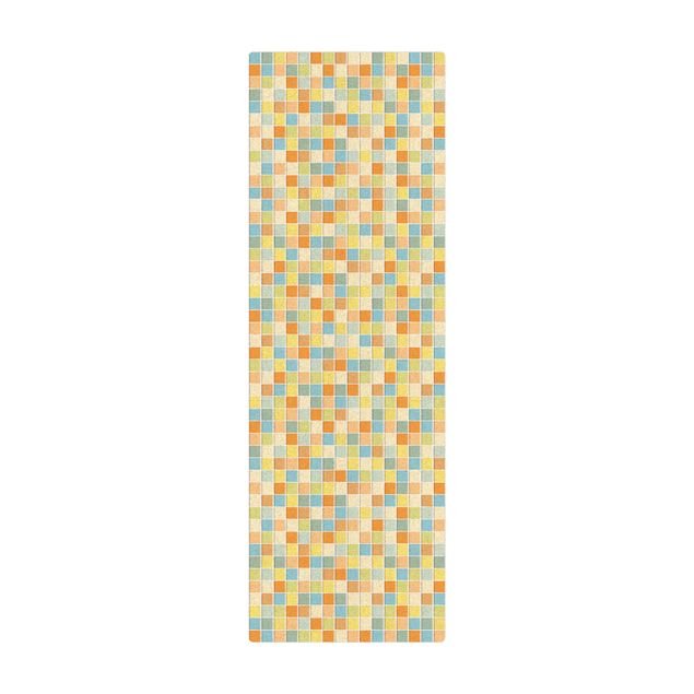 Tappetino di sughero - Mosaico di piastrelle set estivo - Formato verticale 1:2