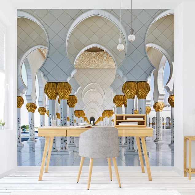 Carta da parati - Mosque In Abu Dhabi