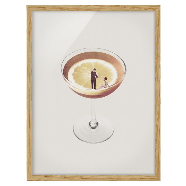 Poster con cornice - My Drink needs a Drink