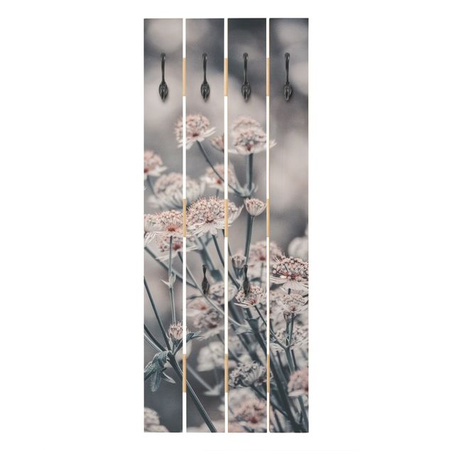 Appendiabiti in legno - Mistico cespuglio di fiori