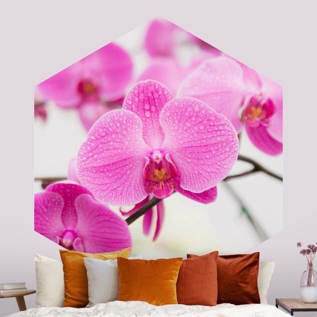 Adesivo per porta Orchidea relax