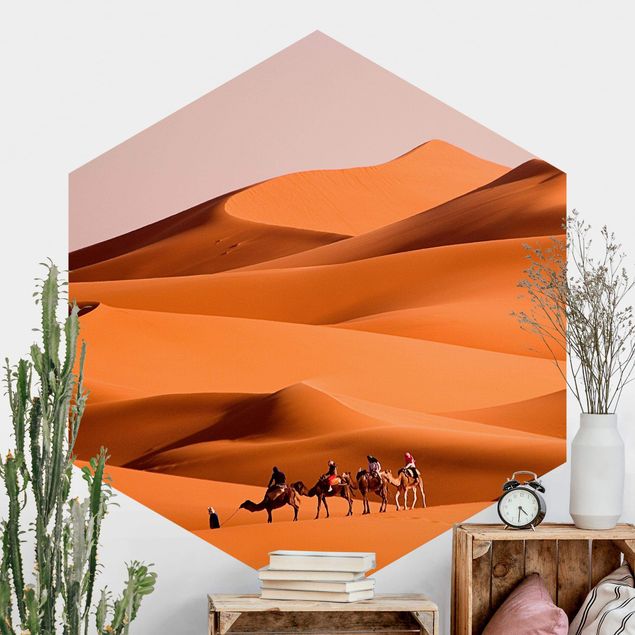 Carta da parati esagonale Deserto del Namib