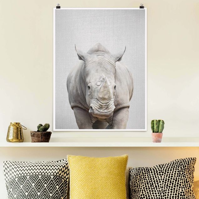 quadri con animali Rinoceronte Nora